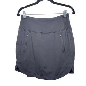 Athleta Fairway Golf Skirt Skort 18" Long in Black Small